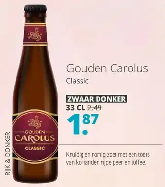 Mitra Gouden Carolus Classic 33 cl aanbieding