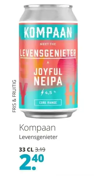 Mitra Kompaan Levensgenieter 33 cl aanbieding