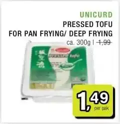 Amazing Oriëntal UNICURD PRESSED TOFU FOR PAN FRYING/ DEEP FRYING aanbieding