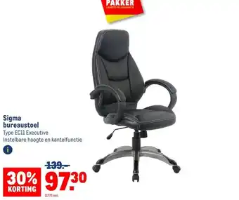 Makro Sigma bureaustoel aanbieding