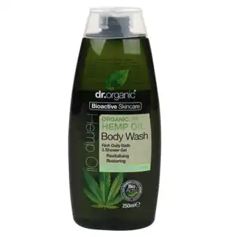 Holland & Barrett Dr. Organic Hemp Oil Body Wash - 250ml aanbieding