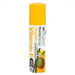 Holland & Barrett Dr. Organic Vitamine E Lippenbalsem - 5.7ml aanbieding