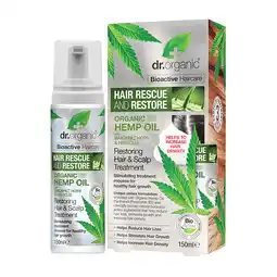 Holland & Barrett Dr. Organic Hemp Oil Rescue & Restore Hair & Scalp Treatment - 150ml aanbieding