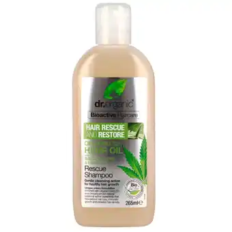 Holland & Barrett Dr. Organic Hemp Oil Rescue & Restore Shampoo - 265ml aanbieding