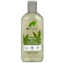 Holland & Barrett Dr. Organic Hemp Oil 2-in-1 Shampoo & Conditioner - 265ml aanbieding