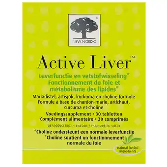 Holland & Barrett New Nordic Active Liver (30 Tabletten) aanbieding