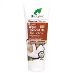 Holland & Barrett Dr. Organic Virgin Coconut Oil Skin Lotion - 200ml aanbieding