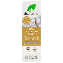 Holland & Barrett Dr. Organic Anti-Aging Moisturiser Black Pearl - 50ml aanbieding