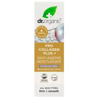 Holland & Barrett Dr. Organic Anti-Aging Moisturiser Black Pearl - 50ml aanbieding