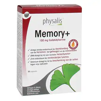 Holland & Barrett Physalis Memory+ (30 Capsules) aanbieding