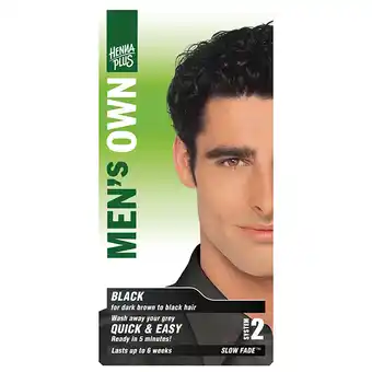 Holland & Barrett Men's Own Haarkleuring Voor Mannen Black - 80ml aanbieding