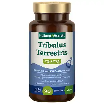 Holland & Barrett Holland & Barrett Tribulus Terrestris 250mg - 90 capsules aanbieding