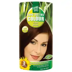 Holland & Barrett Hennaplus Long Lasting Colour 4.45 Warm Brown - 100ml aanbieding