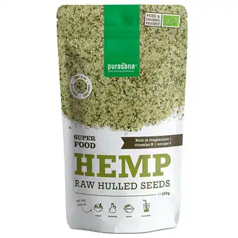 Holland & Barrett Purasana Hemp Raw Hulled Seeds Bio - 200g aanbieding