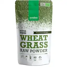Holland & Barrett Purasana Tarwegras Raw Poeder Bio (200gr) aanbieding