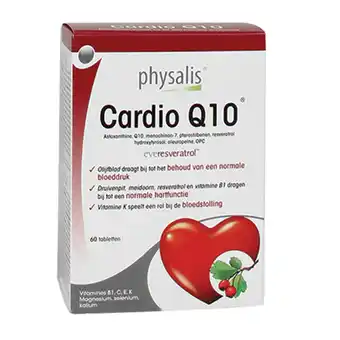 Holland & Barrett Physalis Cardio Q10 (60 Tabletten) aanbieding