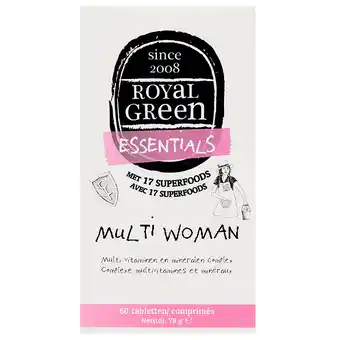 Holland & Barrett Royal Green Multi Woman (60 Tabletten) aanbieding