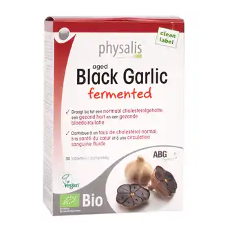 Holland & Barrett Physalis Aged Black Garlic Bio (30 Tabletten) aanbieding