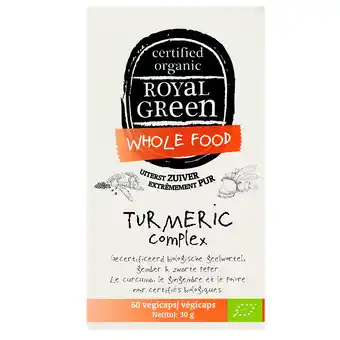 Holland & Barrett Royal Green Turmeric (Curcuma) Complex - 60 vegicaps aanbieding