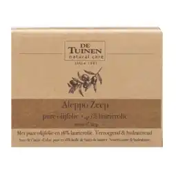 Holland & Barrett De Tuinen Aleppo Zeep pure olijfolie + 40% laurierolie - 150g aanbieding