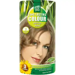 Holland & Barrett Hennaplus Long Lasting Colour 7 Medium Blond - 100ml aanbieding