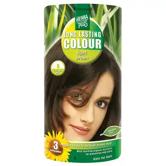 Holland & Barrett Hennaplus Long Lasting Colour 5 Light Brown - 100ml aanbieding