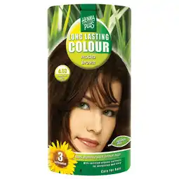 Holland & Barrett Hennaplus Long Lasting Colour 4.03 Mocha Brown - 100ml aanbieding