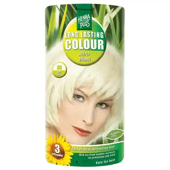 Holland & Barrett Hennaplus Long Lasting Colour 00 Ultra Blond - 100ml aanbieding