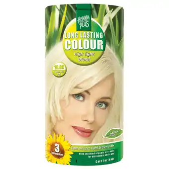 Holland & Barrett Hennaplus Long Lasting Colour 10 High Light Blond - 100ml aanbieding