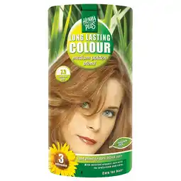 Holland & Barrett Hennaplus Long Lasting Colour 7.3 Medium Golden Blond - 100ml aanbieding