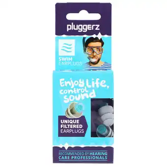 Holland & Barrett Pluggerz Swim Earplugs - 1 set aanbieding