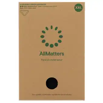 Holland & Barrett AllMatters Period Underwear - XXL aanbieding