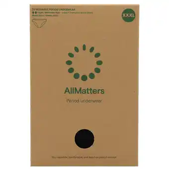 Holland & Barrett AllMatters Period Underwear - XXXL aanbieding