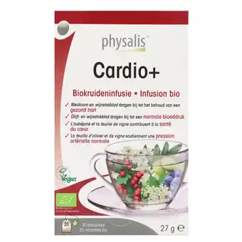 Holland & Barrett Physalis Cardio+ Kruideninfusie Bio - 20 theezakjes aanbieding