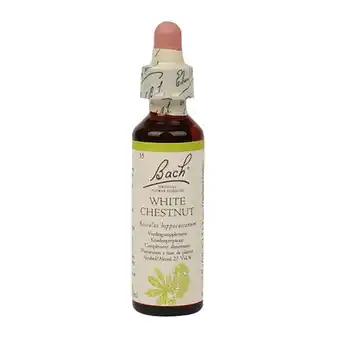 Holland & Barrett Bach Bloesem Remedie White Chestnut (20ml) aanbieding