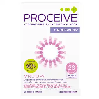 Holland & Barrett Proceive Kinderwens* Vrouw - 60 capsules aanbieding