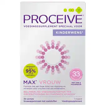 Holland & Barrett Proceive Kinderwens* Max Vrouw - 30 sachets aanbieding
