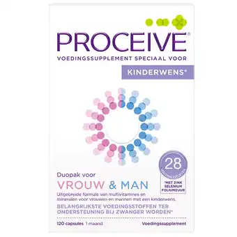 Holland & Barrett Proceive Kinderwens* Vrouw & Man - 120 capsules aanbieding