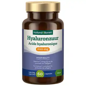 Holland & Barrett Holland & Barrett Hyaluronzuur 200mg - 60 capsules aanbieding