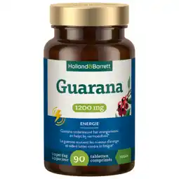 Holland & Barrett Holland & Barrett Guarana 1200mg - 90 tabletten aanbieding