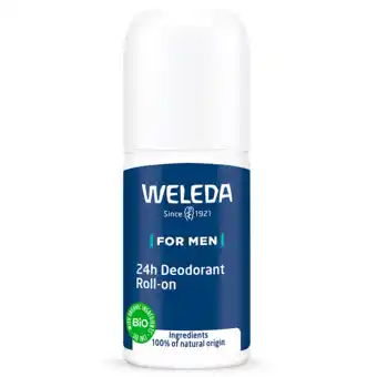 Holland & Barrett Weleda 24h Roll-On Deodorant voor Mannen - 50ml aanbieding