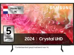 MediaMarkt Samsung 75du7100 Crystal Uhd (2024) aanbieding