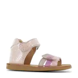 Wehkamp Shoesme CS24S006-A leren sandalen roze/multi aanbieding