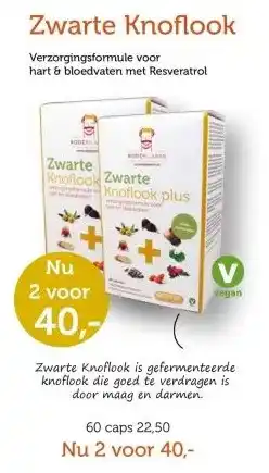 De Rode Pilaren Zwarte Knoflook aanbieding