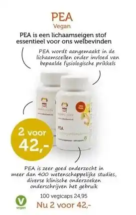 De Rode Pilaren PEA Vegan aanbieding