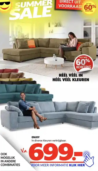 Seats and Sofas ENJOY aanbieding