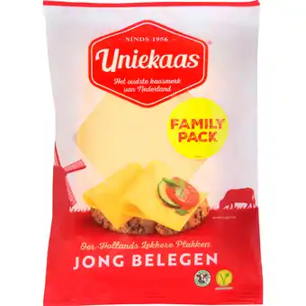 Dekamarkt Uniekaas Jong belegen plakken 48+ aanbieding