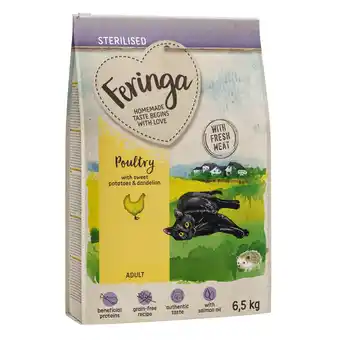 Zooplus €5,- korting op Feringa Droogvoer 6,5 kg - Adult Sterilised Gevogelte aanbieding