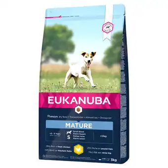 Zooplus 3kg Eukanuba Mature Dog Klein Ras Kip Hondenvoer droog aanbieding