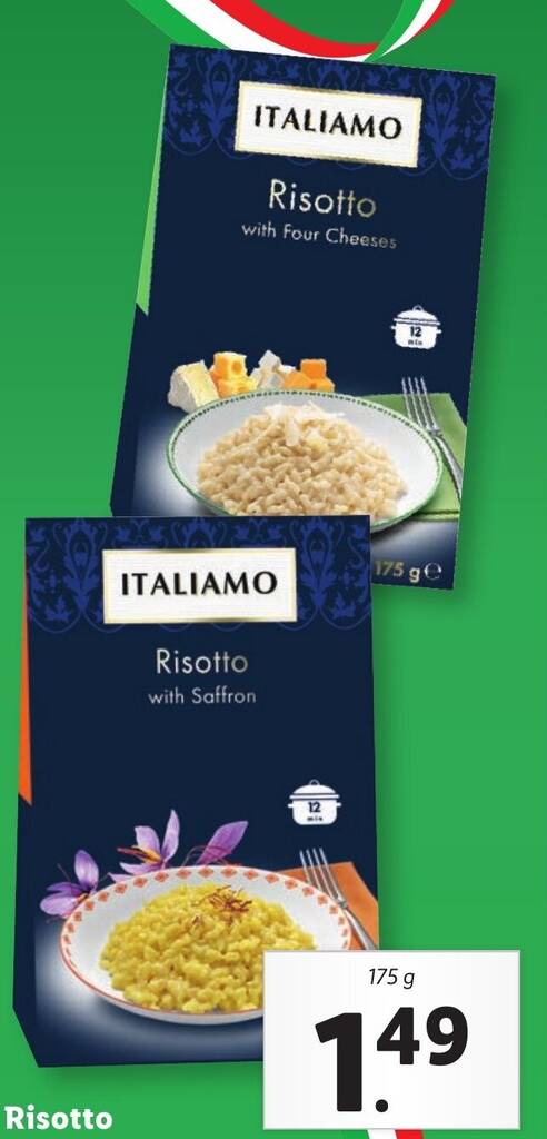Risotto 175g aanbieding bij Lidl